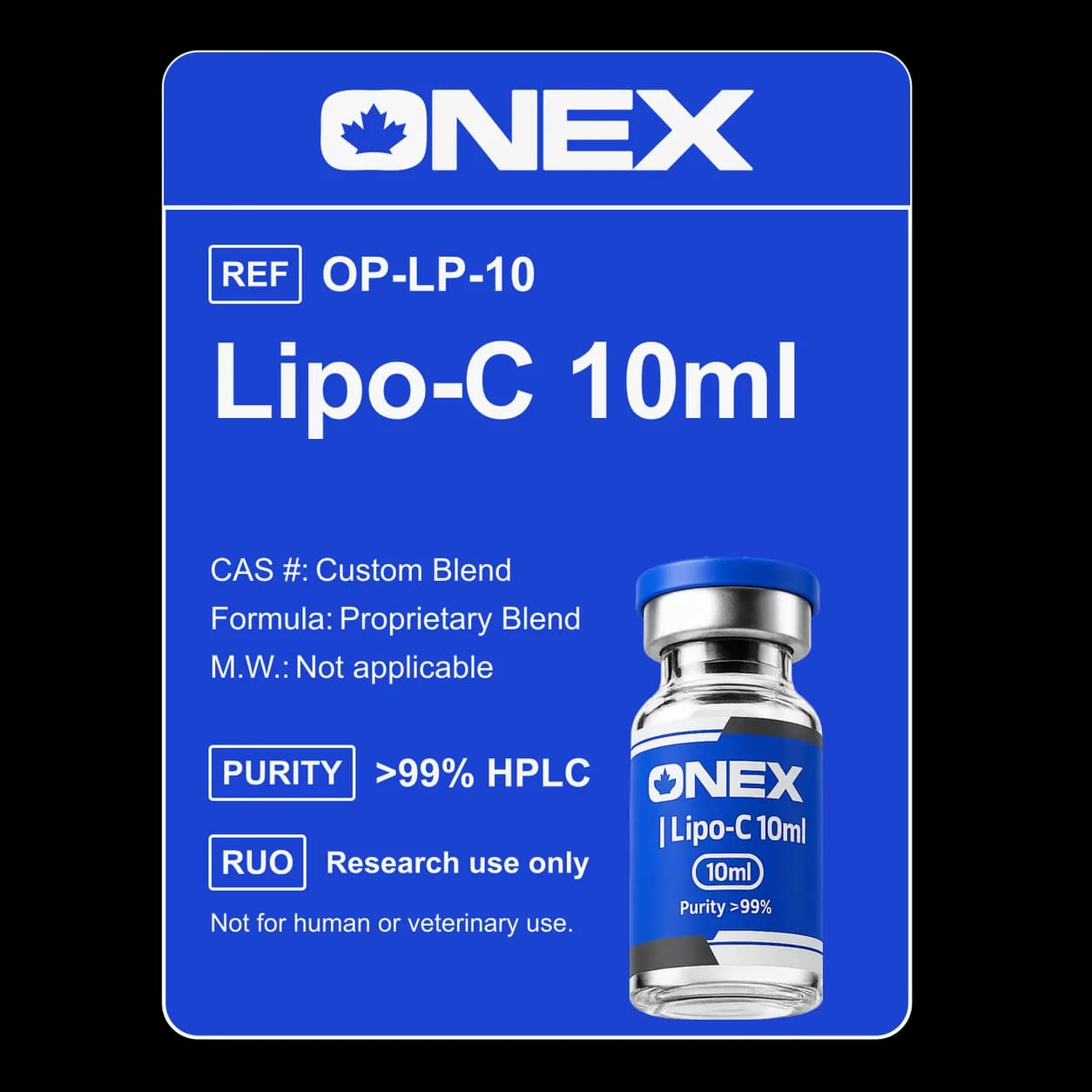 Lipo-C 10ml specification card